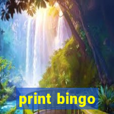 print bingo